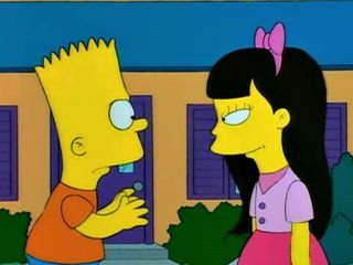 Bart's girlfriend
