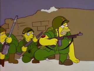 Raging Abe Simpson and His Grumbling Grandson in